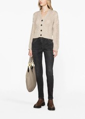 Brunello Cucinelli high-waisted skinny jeans