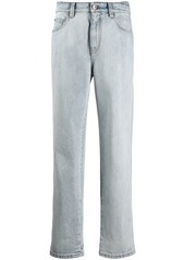 Brunello Cucinelli high-waisted straight-leg jeans