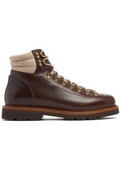 Brunello Cucinelli Lace-up Leather Hiking Boots