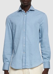 Brunello Cucinelli Light Denim Shirt