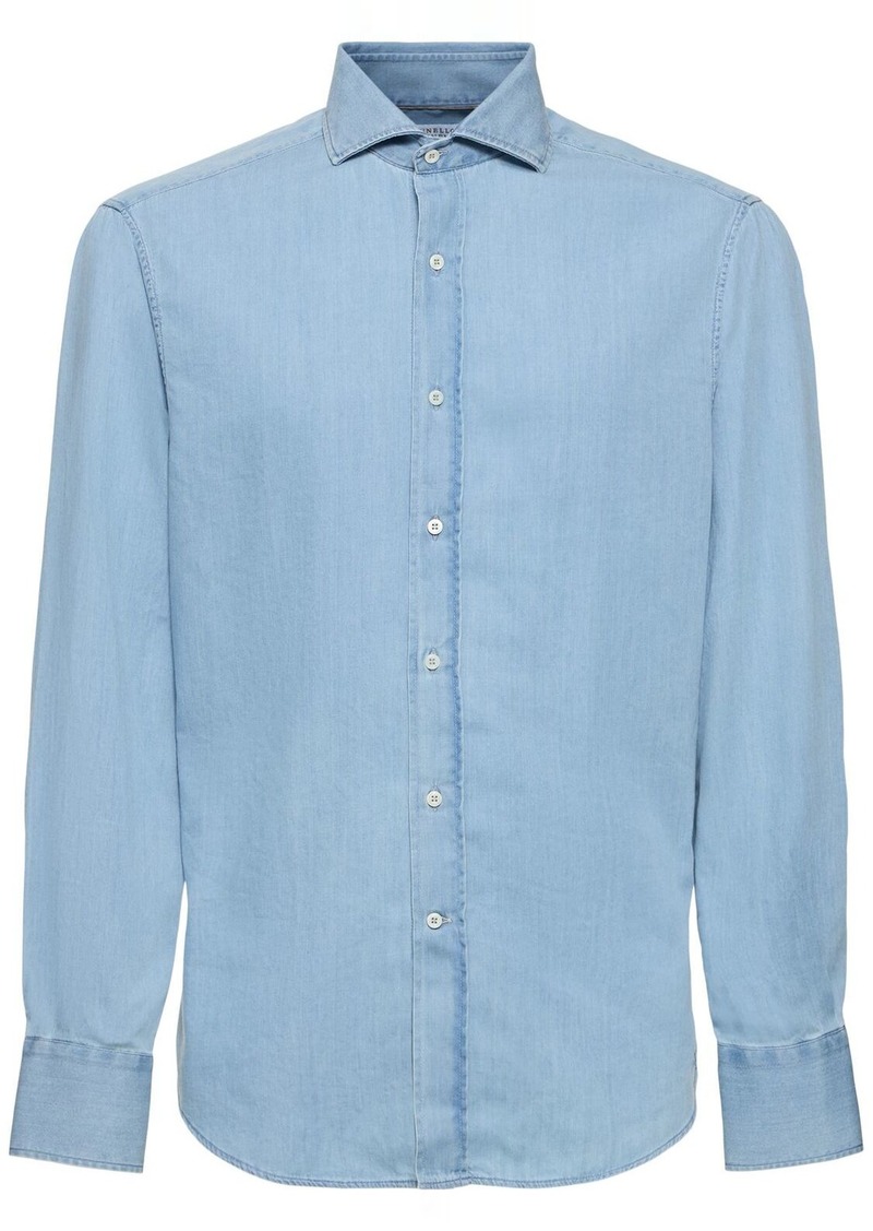 Brunello Cucinelli Light Denim Shirt