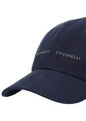 Brunello Cucinelli Logo Cotton Baseball Cap