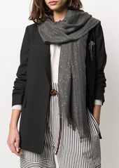 Brunello Cucinelli long sequinned scarf