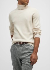 Brunello Cucinelli Men's Cashmere Turtleneck Sweater