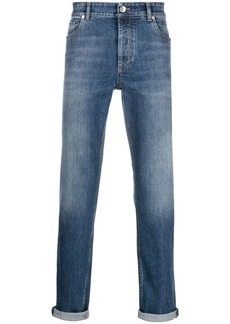 Brunello Cucinelli mid-rise cotton jeans