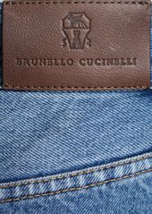 Brunello Cucinelli Mid Rise Denim Wide Jeans