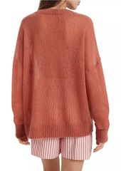 Brunello Cucinelli Mohair and Wool Sweater with Monili
