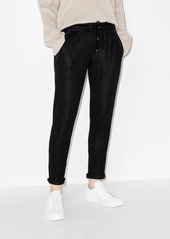 Brunello Cucinelli Monili-detail drawstring track pants