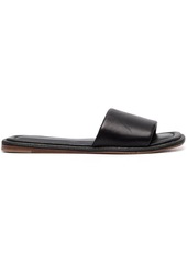 Brunello Cucinelli monili-embellished leather slides