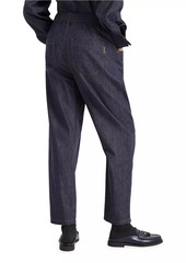 Brunello Cucinelli No Fade Denim Five Pocket Track Trousers