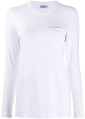 Brunello Cucinelli one pocket crew neck top