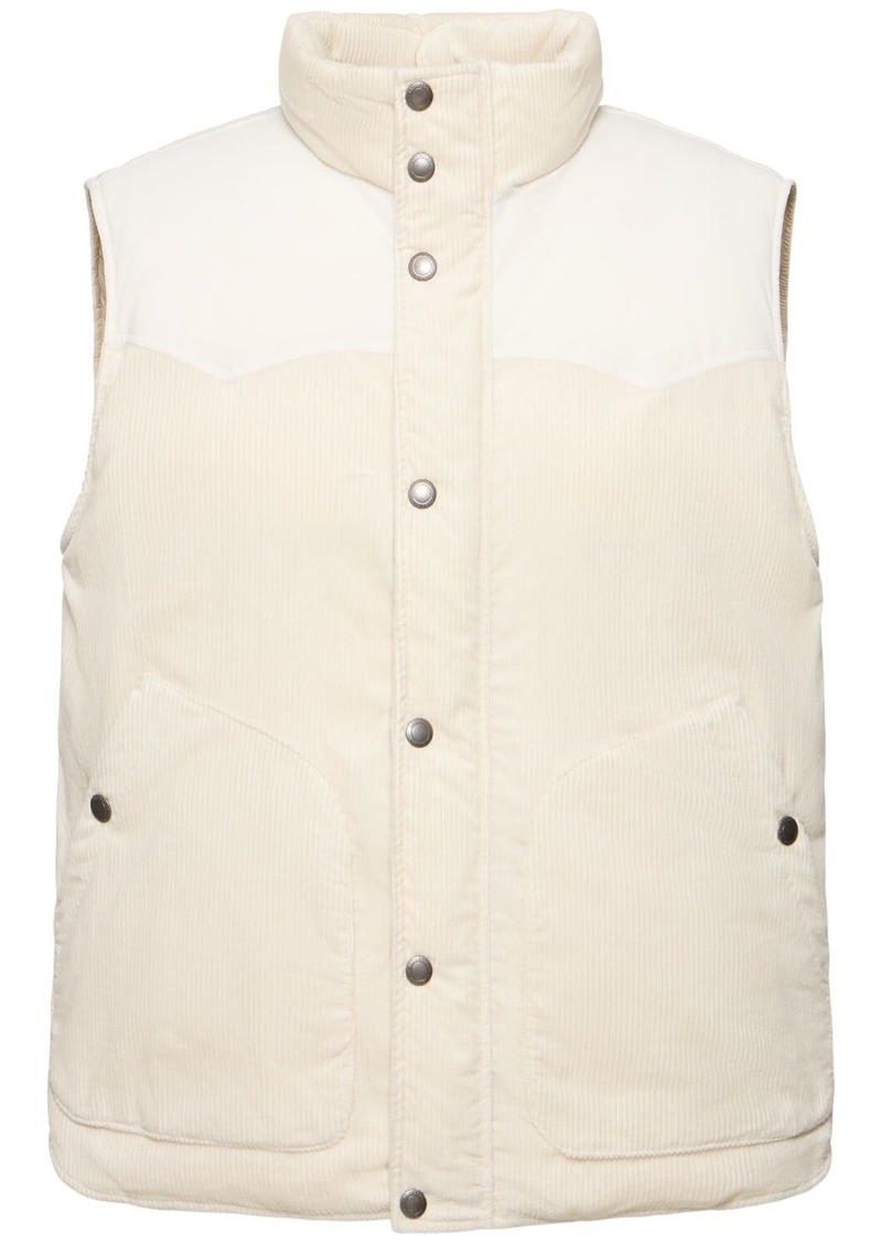 Brunello Cucinelli Padded Corduroy Vest