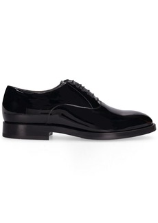 Brunello Cucinelli Patent Leather Oxford Lace-up Shoes