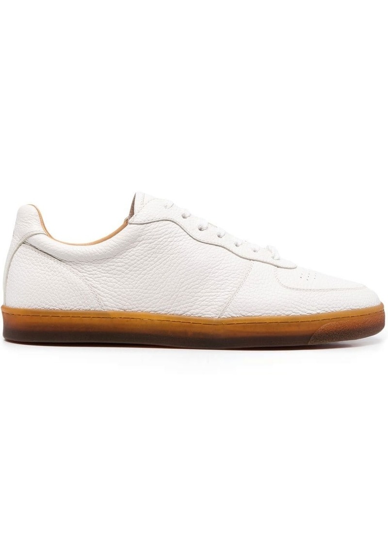 Brunello Cucinelli pebbled low-top sneakers