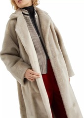 Brunello Cucinelli Reversible Shearling Coat with Shiny Details