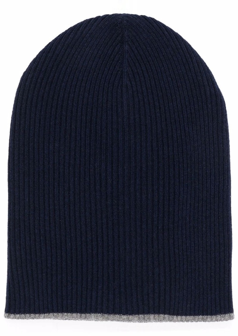 Brunello Cucinelli rib-knit cashmere beanie