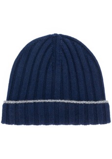 Brunello Cucinelli ribbed beanie