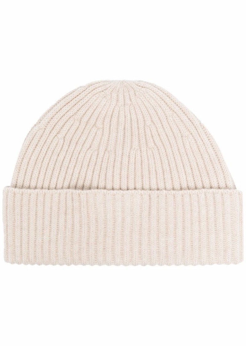 Brunello Cucinelli ribbed cashmere beanie