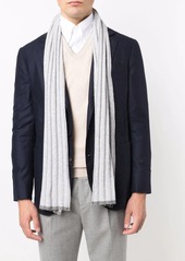 Brunello Cucinelli ribbed-knit cashmere scarf