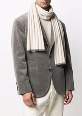 Brunello Cucinelli ribbed knit scarf