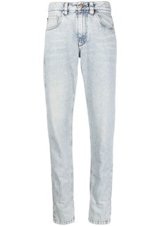 Brunello Cucinelli roll-cuffs straight-leg jeans