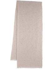 Brunello Cucinelli Sequin Embellished Scarf