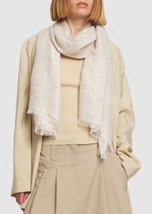 Brunello Cucinelli Sequin Embellished Scarf