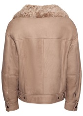 Brunello Cucinelli Shearling Leather Jacket