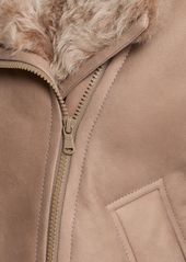 Brunello Cucinelli Shearling Leather Jacket