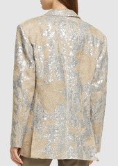 Brunello Cucinelli Single Breast Linen Over Jacket