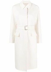 Brunello Cucinelli single-breasted belted coat