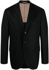 Brunello Cucinelli single-breasted wool blazer