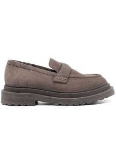 Brunello Cucinelli slip-on suede leather loafers