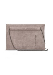 Brunello Cucinelli Soft Velour Leather Clutch Bag