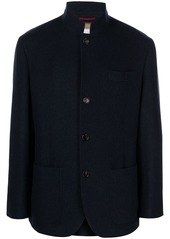 Brunello Cucinelli stand-collar cashmere coat