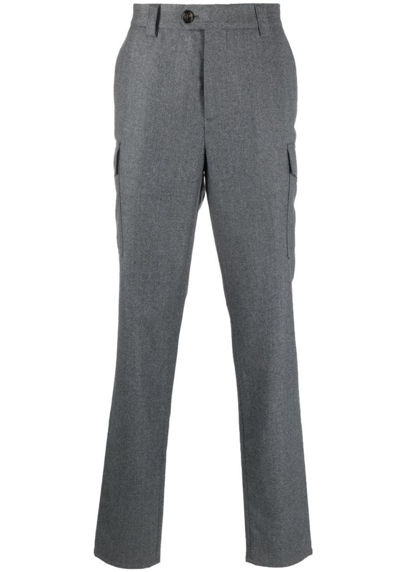 Brunello Cucinelli straight-leg virgin wool trousers