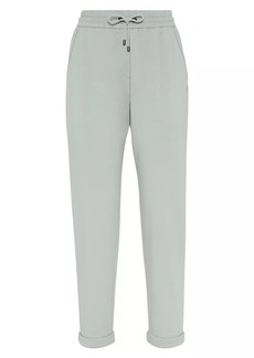 Brunello Cucinelli Stretch Cotton Lightweight French Terry Pants