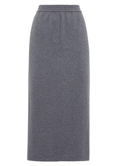 Brunello Cucinelli Stretch Cotton Lightweight Midi Skirt