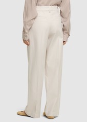 Brunello Cucinelli Stretch Cotton Straight Pants