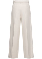 Brunello Cucinelli Stretch Cotton Straight Pants