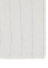 Brunello Cucinelli Striped Linen Scarf