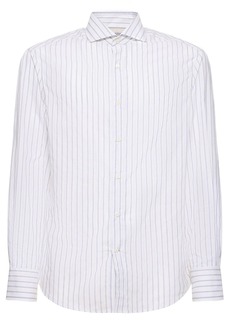 Brunello Cucinelli Striped Oxford Shirt