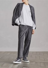 Brunello Cucinelli Suede Cropped Baggy Trousers