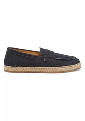 Brunello Cucinelli Suede Espadrille Loafers