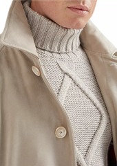 Brunello Cucinelli Suede Overcoat