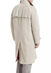 Brunello Cucinelli Suede Overcoat