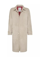 Brunello Cucinelli Suede Overcoat