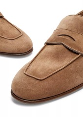 Brunello Cucinelli Suede Penny Loafers