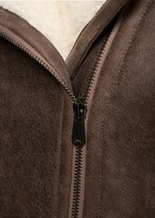 Brunello Cucinelli Suede Shearling Vest