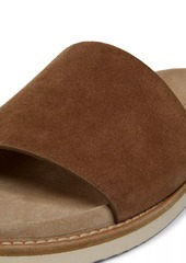 Brunello Cucinelli Suede Slide Sandals